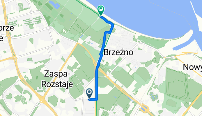 al Gen Józefa Hallera, Gdańsk to Jantarowa, Gdańsk