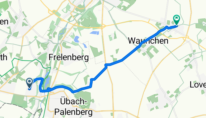 Route nach Apweilerstraße, Geilenkirchen