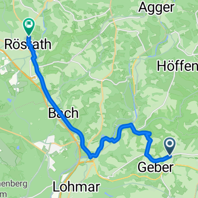 Agnes-Schmitz-Weg, Lohmar nach Hauptstraße, Rösrath