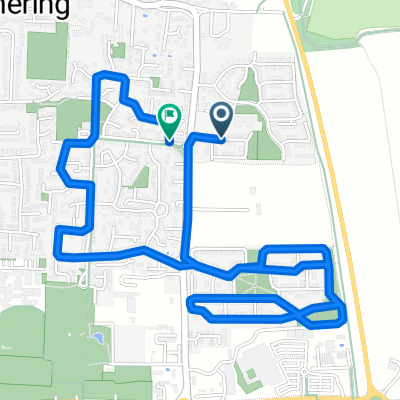 Route around Lottie's estate