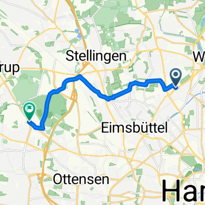 Husumer Straße, Hamburg nach Max-Born-Straße, Hamburg