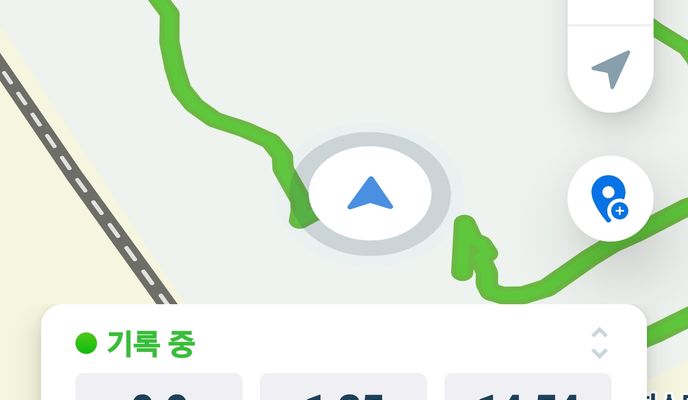 Photo 2 of the Bikemap route "북면 ~ 북면"