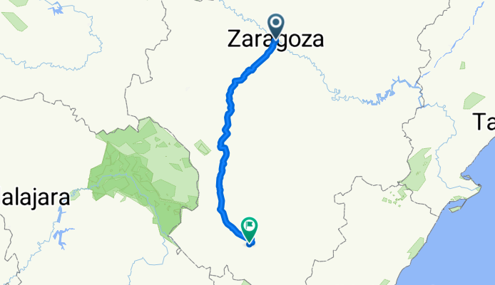 From Zaragoza to Teruel