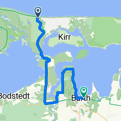Am Bahndamm, Zingst nach Barth, Barth