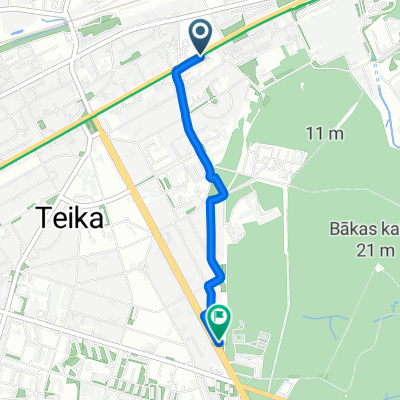 Brīvības gatve, Riga to Lielvārdes iela, Riga
