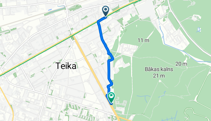 Brīvības gatve, Riga to Lielvārdes iela, Riga