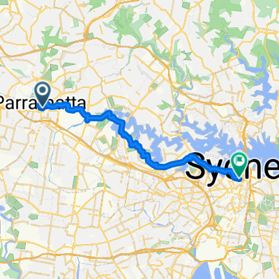 Parramatta Sq, Parramatta to George St, Sydney