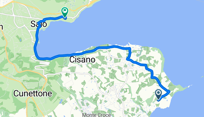 Via Fornella, San Felice del Benaco nach Via Lungolago Giuseppe Zanardelli, Salò