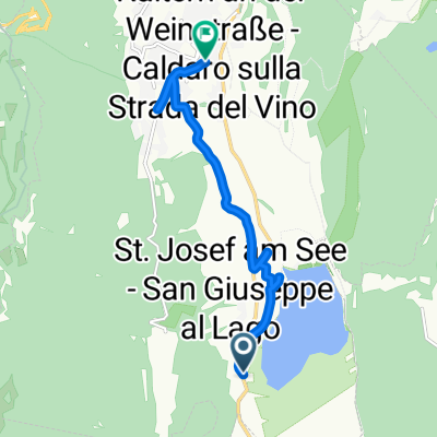 Sankt Josef am See, Kaltern an der Weinstraße nach Marktplatz, Kaltern an der Weinstraße