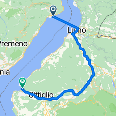 Via Guglielmo Marconi, Cannero Riviera nach Via De Angeli, Laveno-Mombello