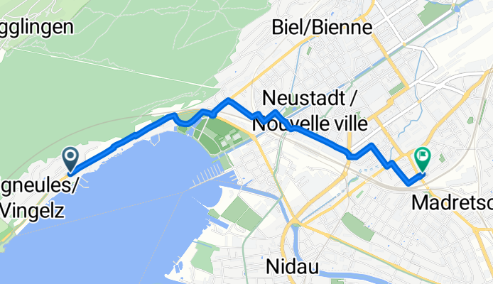 Neuenburgstrasse, Biel nach Friedweg, Biel