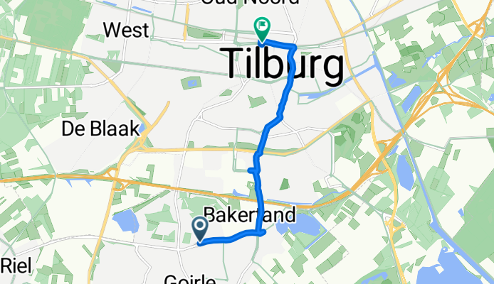 Dorenweg, Goirle naar Stationspassage, Tilburg