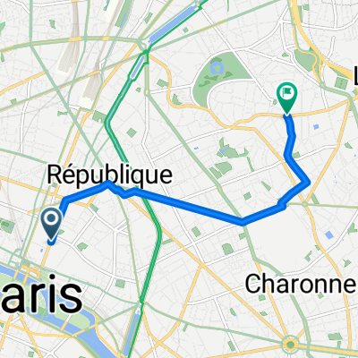 Route in Paris