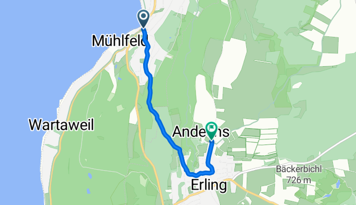 Landsberg am Lech nach Bergstraße, Andechs