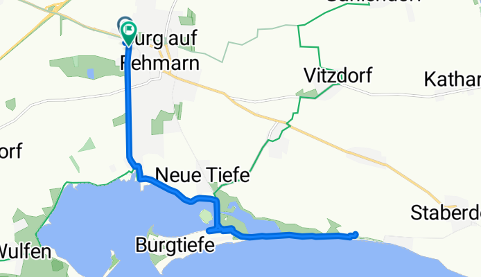 Landkirchener Weg, Fehmarn nach Landkirchener Weg, Fehmarn