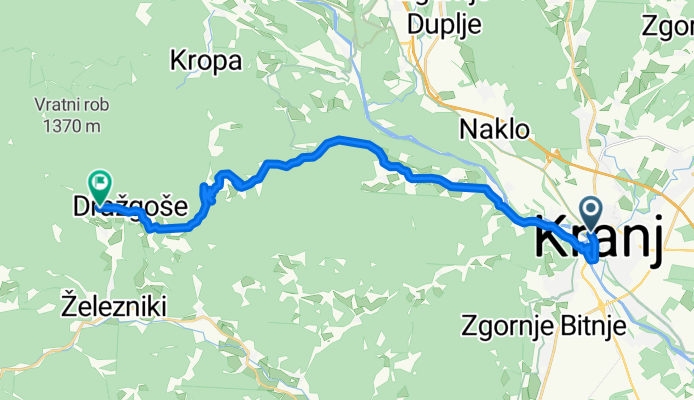 Kranj - Dražgoše