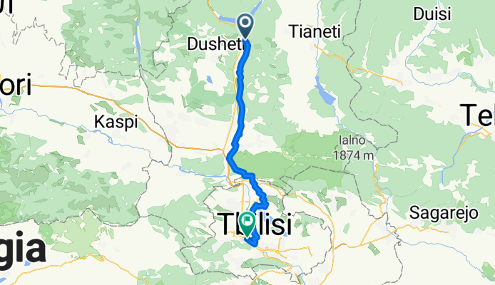 From dusheti to Tbilisi