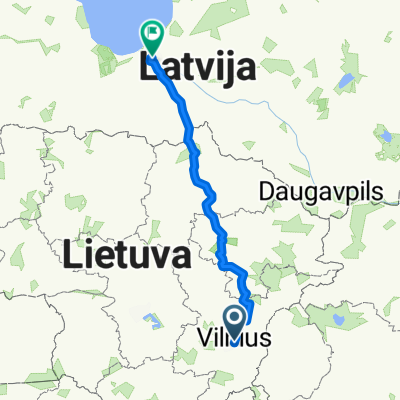 From Vilnius to Anykščiai