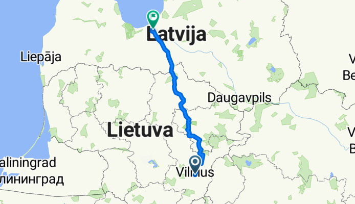 From Vilnius to Anykščiai
