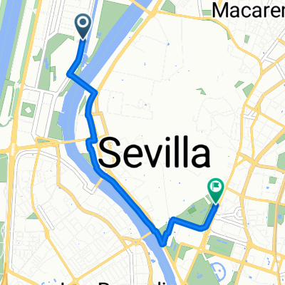 Calle Charles Darwin, Seville to Calle de Nicolás Antonio, Seville