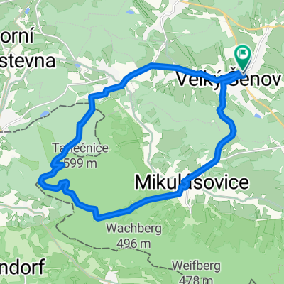 Velký Šenov do Velký Šenov