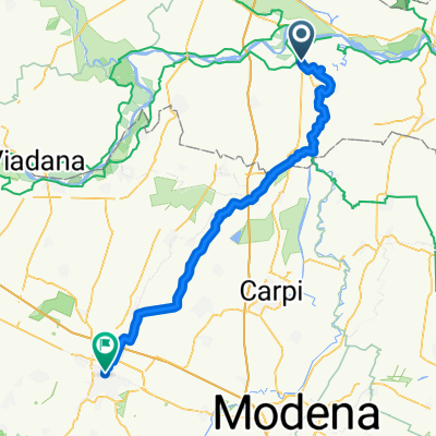 San Benedetto Po - Reggio Em via Secchia