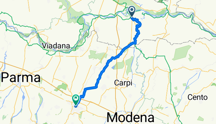 San Benedetto Po - Reggio Em via Secchia