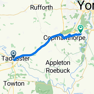 Station Road, Tadcaster to Lang Road, York