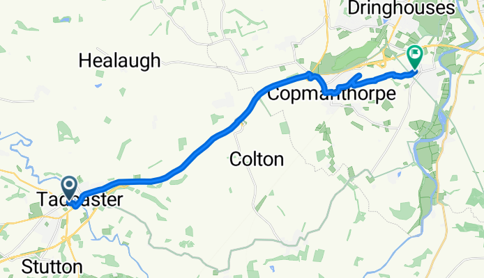 Station Road, Tadcaster to Lang Road, York