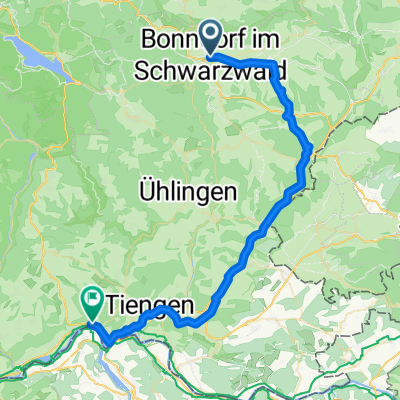 Von Bonndorf im Schwarzwald bis Waldshut-Tiengen