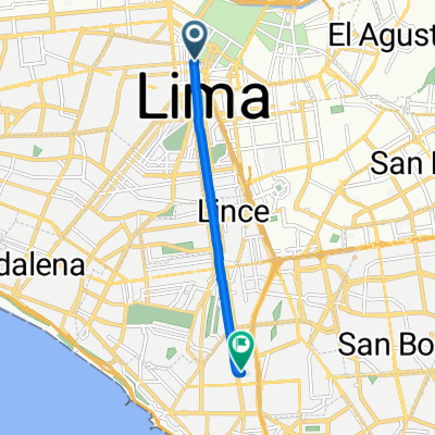 Avenida Uruguay, Lima a Departamento de Lima