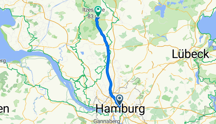 Alsterchaussee nach Hauptstraße