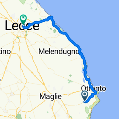 Von Uggiano la Chiesa bis Lecce