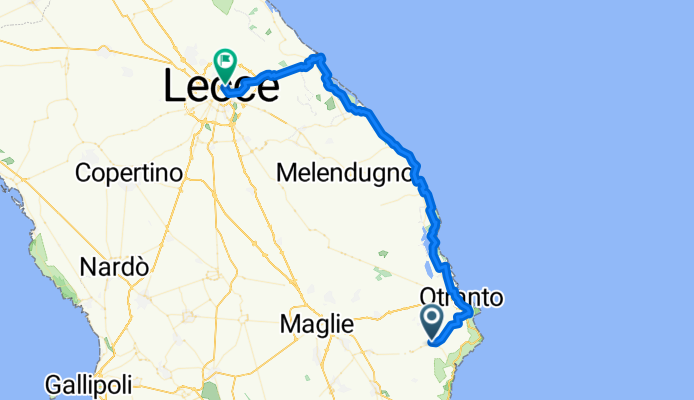 Von Uggiano la Chiesa bis Lecce