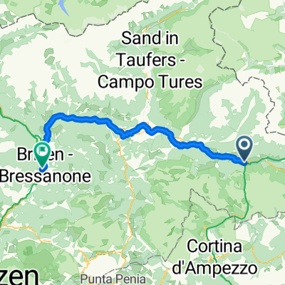 Toblach-Bruneck-Brixen: der Pustertalradweg