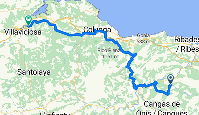 Cangas de Onís - Villaviciosa