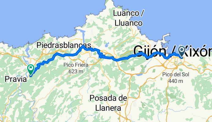 Gijón - Pravia