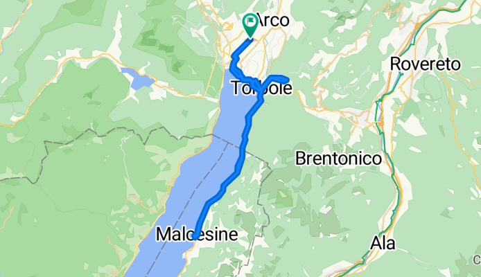 Arco.nach Malcesine Torbole Nago... Arco