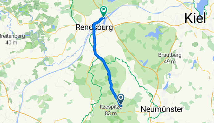 L121 nach Am Kamp 3A