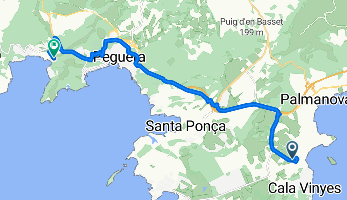 Camí Porrassa (11050) z Camí Salinar