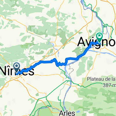 From Nîmes to Avignon