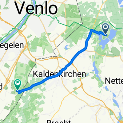Schloßallee nach Maalbekerweg