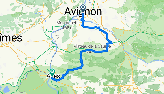 From Avignon to Arles