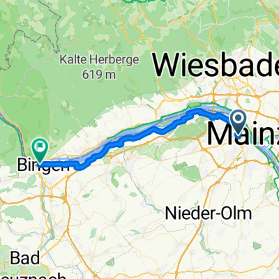 Mainz nach Bingen EV 4