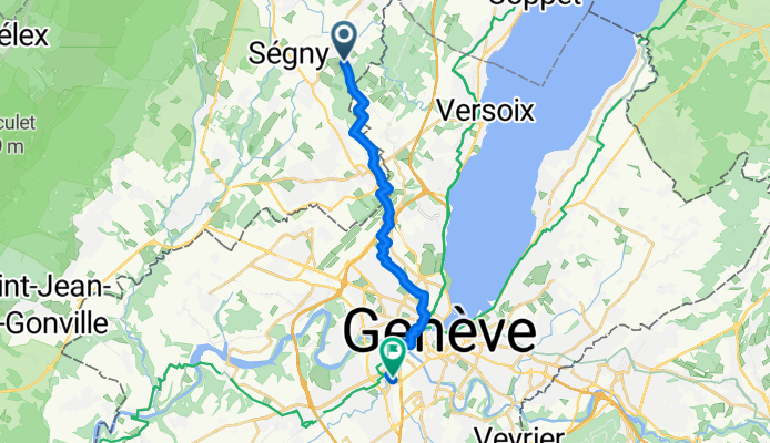 Rue des Voilnans, Versonnex à Place de Pont Rouge, Grand-Lancy