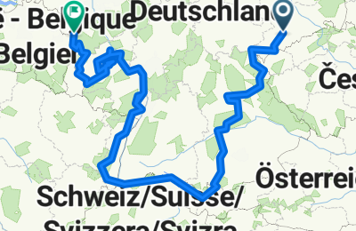 Route in der Bikemap App öffnen