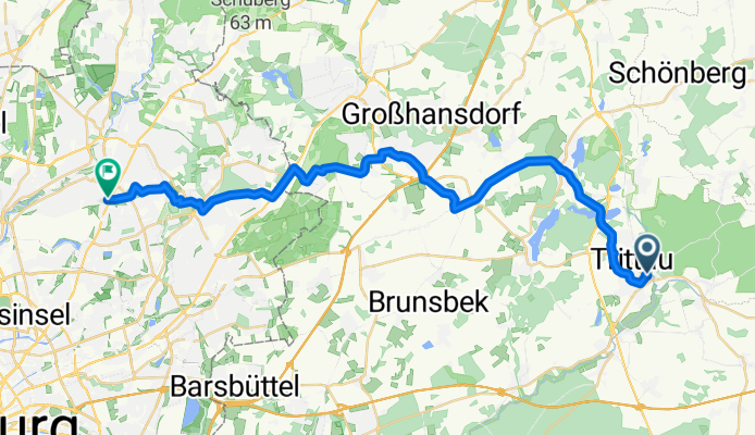 Von Trittau bis Hamburg