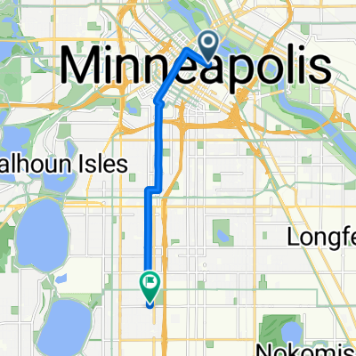 S Second St, Minneapolis to Nicollet Ave, Minneapolis