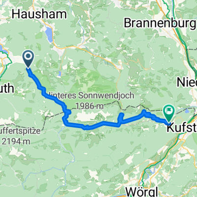 Rottach - Thiersee (ü. Valepp, Ackernalm, Trainsalm, Trojer)