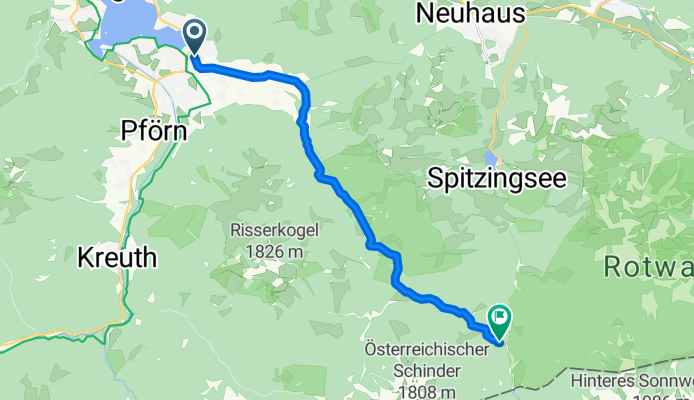 Rottachbrücke-Valepp (Kreuzung)